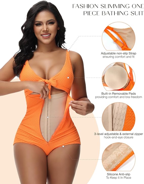 Brielle Tummy Control One-Piece Swimsuit