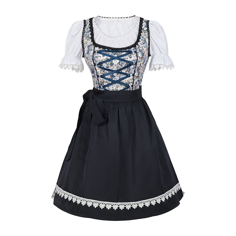 Kunigunde Floral Oktoberfest Dirndl Dress
