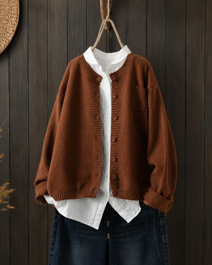 Linette Cable Bomber Cardigan