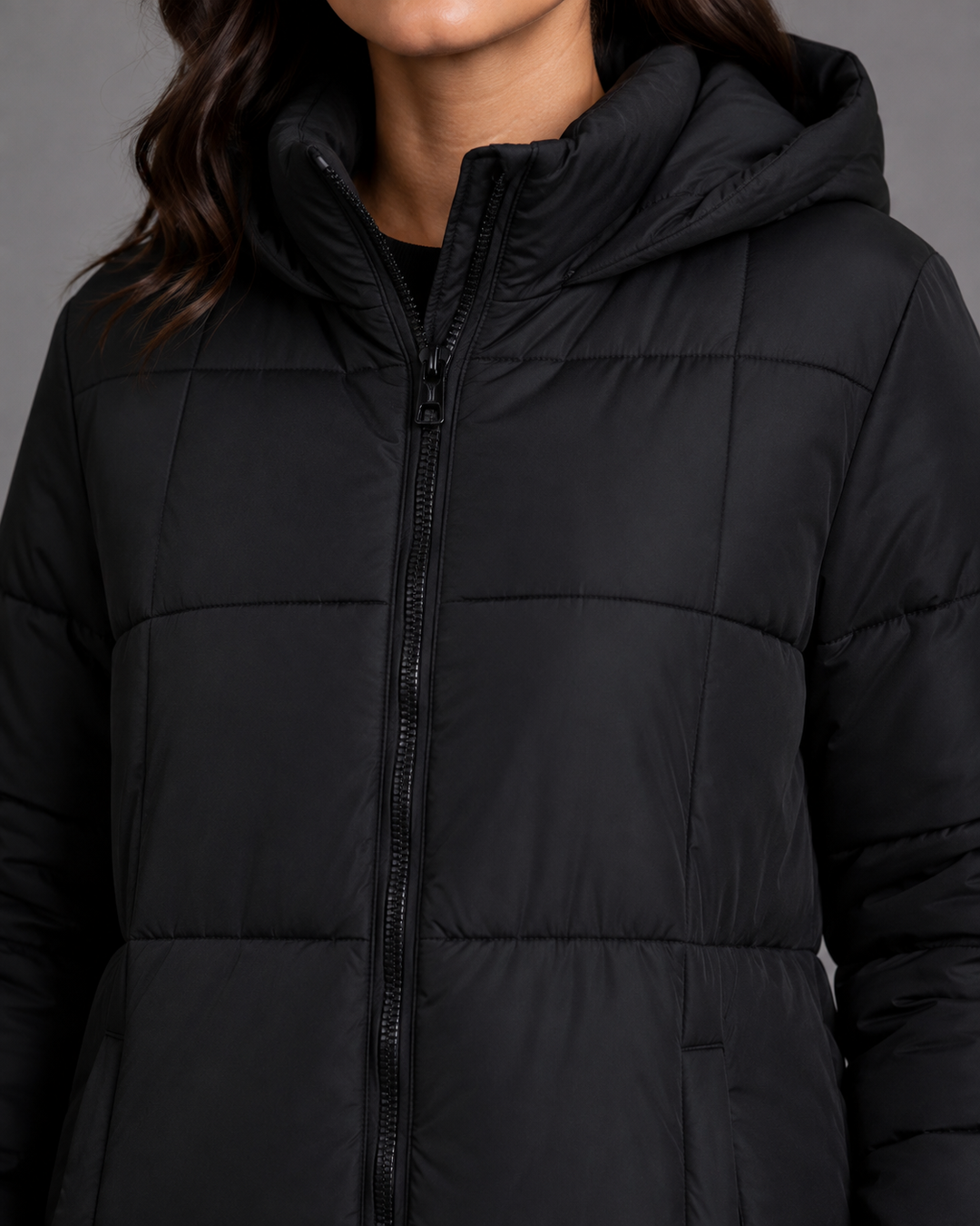 Nerina Contour Hooded Puffer Coat