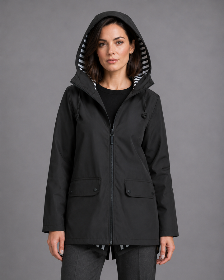 Xylia Refined Hooded Utility Jacket