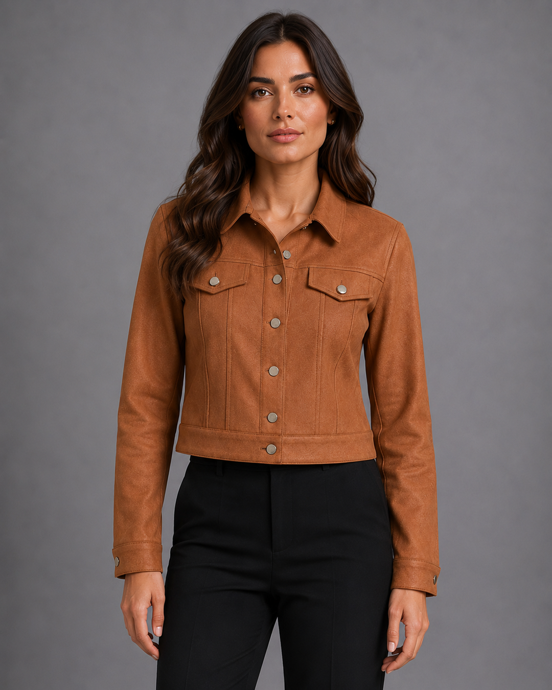 Ysolde Refined Cropped Moto Jacket