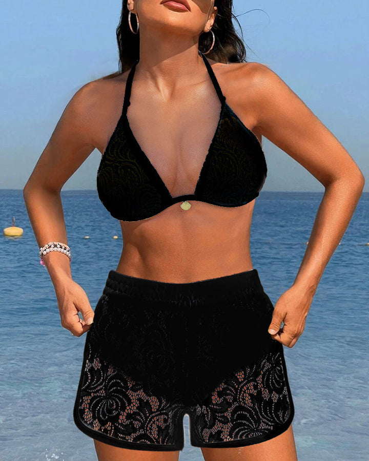 Isabella Ring Detail Bikini Set