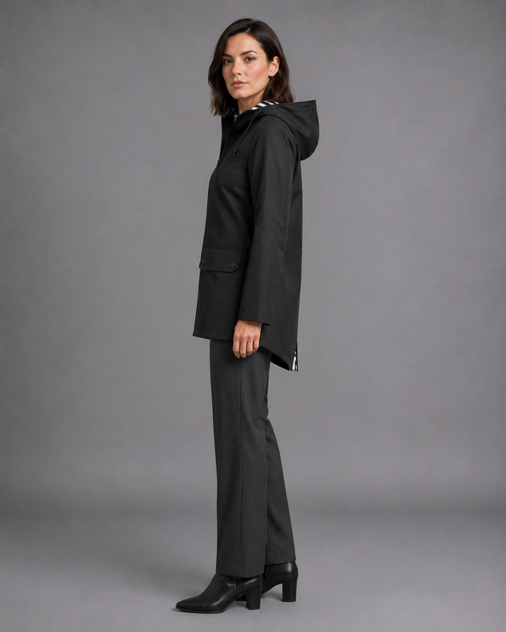 Xylia Refined Hooded Utility Jacket