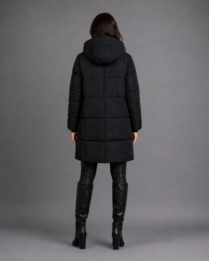 Nerina Contour Hooded Puffer Coat