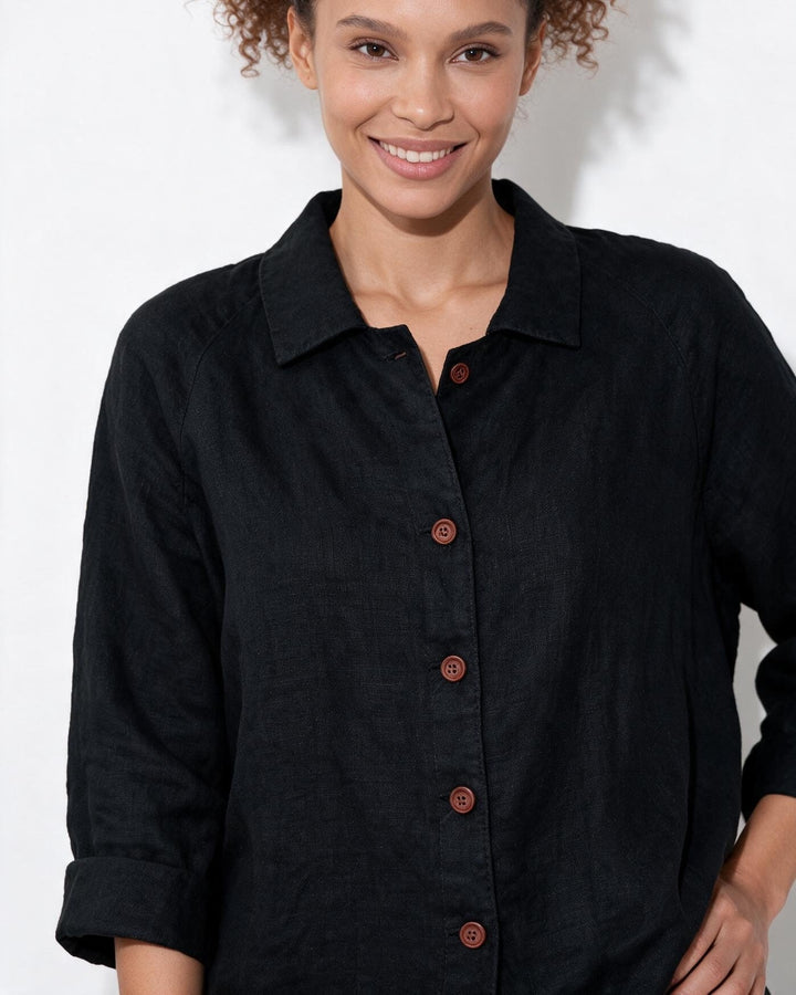 Lindsey Relaxed Button Front Jacket
