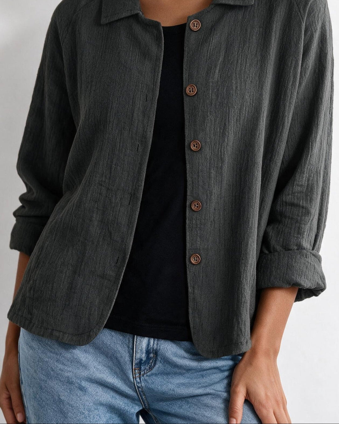 Lindsey Relaxed Button Front Jacket