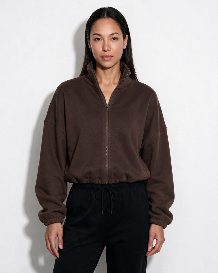 Holly High Neck Bomber Jacket