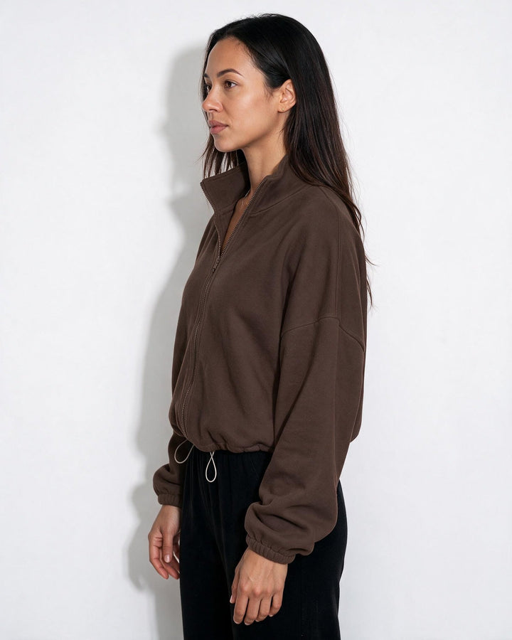 Holly High Neck Bomber Jacket