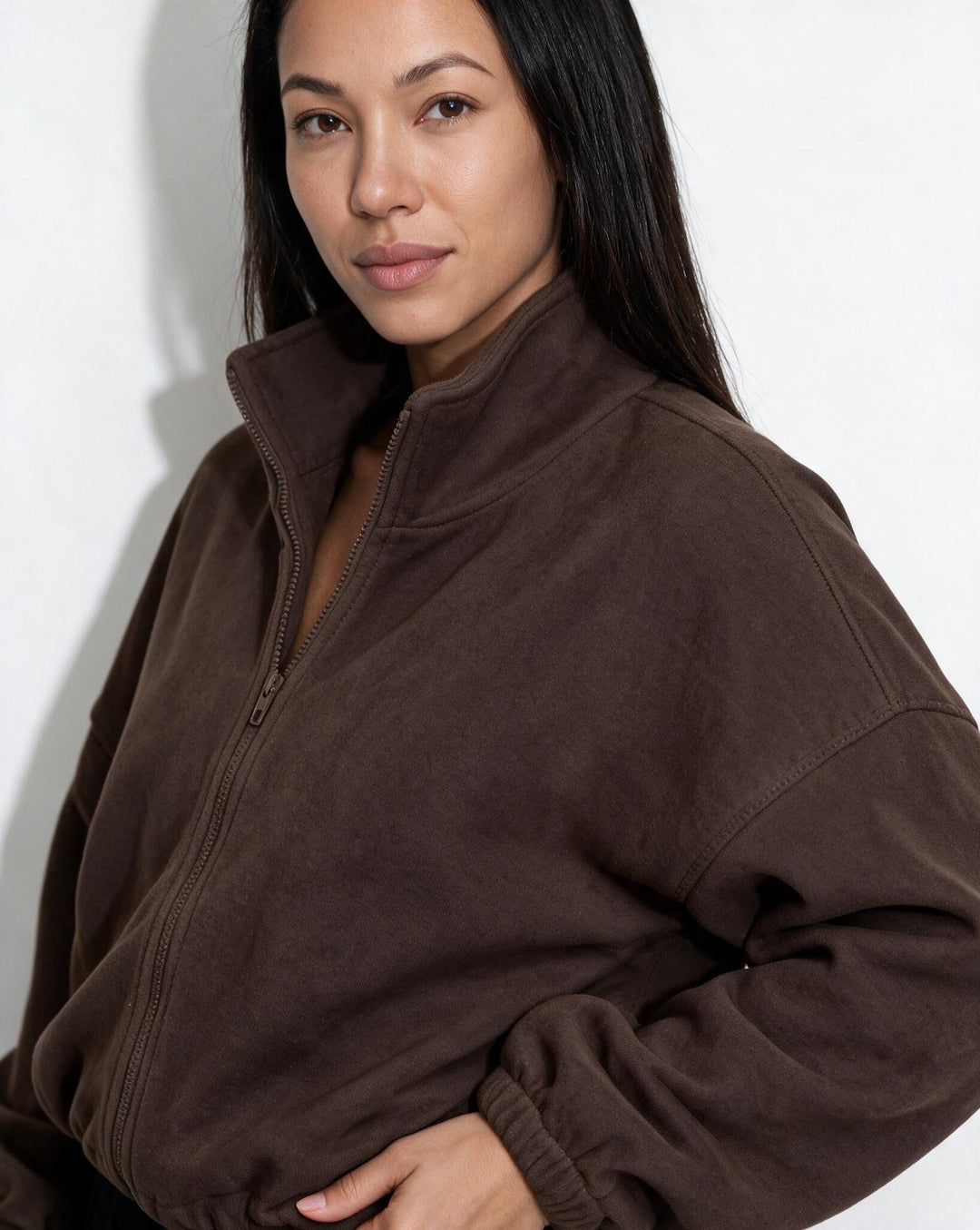 Holly High Neck Bomber Jacket