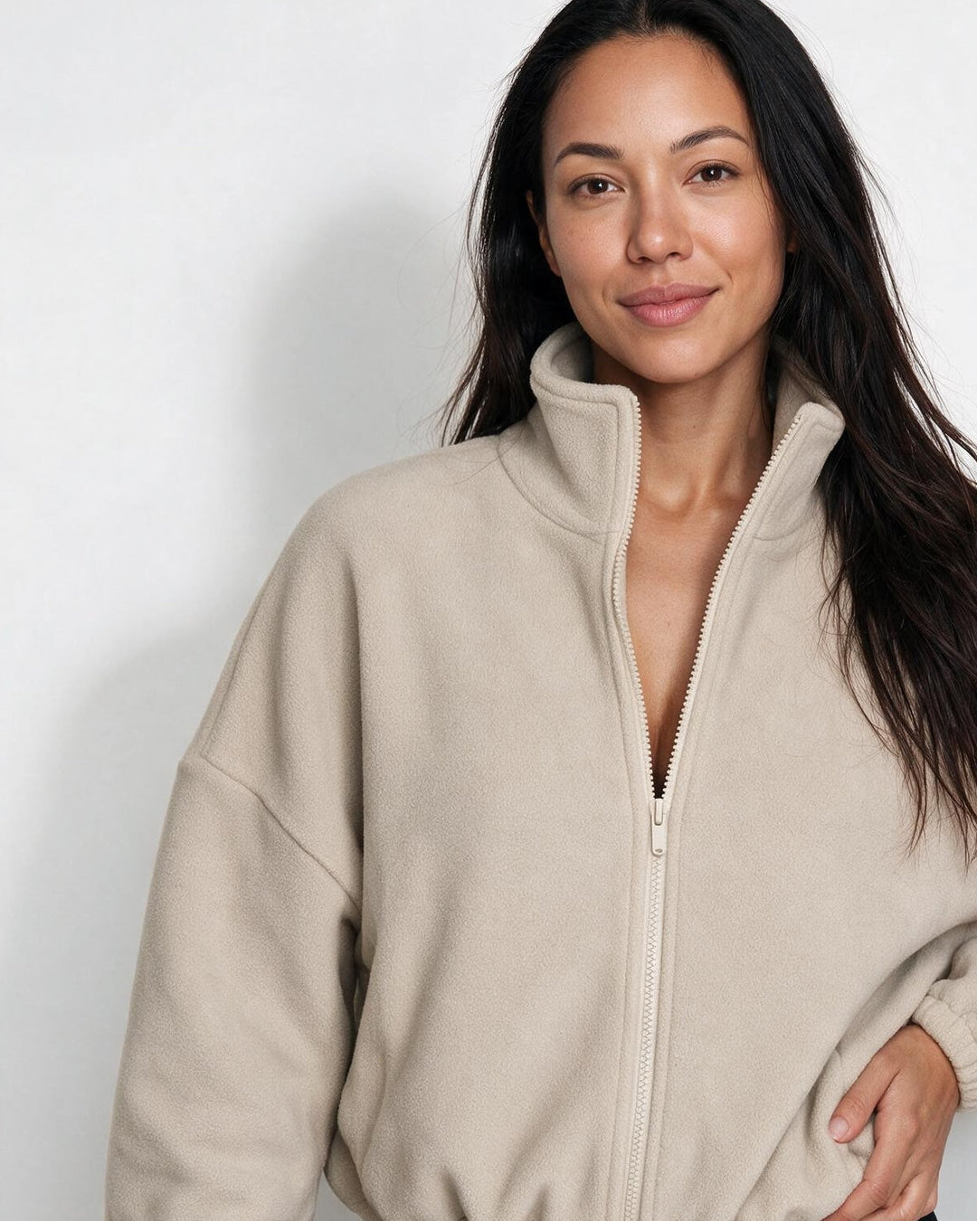 Holly High Neck Bomber Jacket