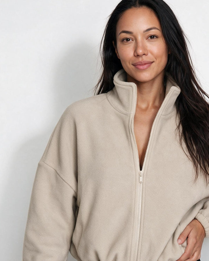 Holly High Neck Bomber Jacket