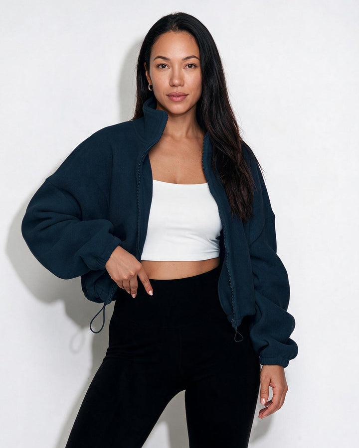 Holly High Neck Bomber Jacket