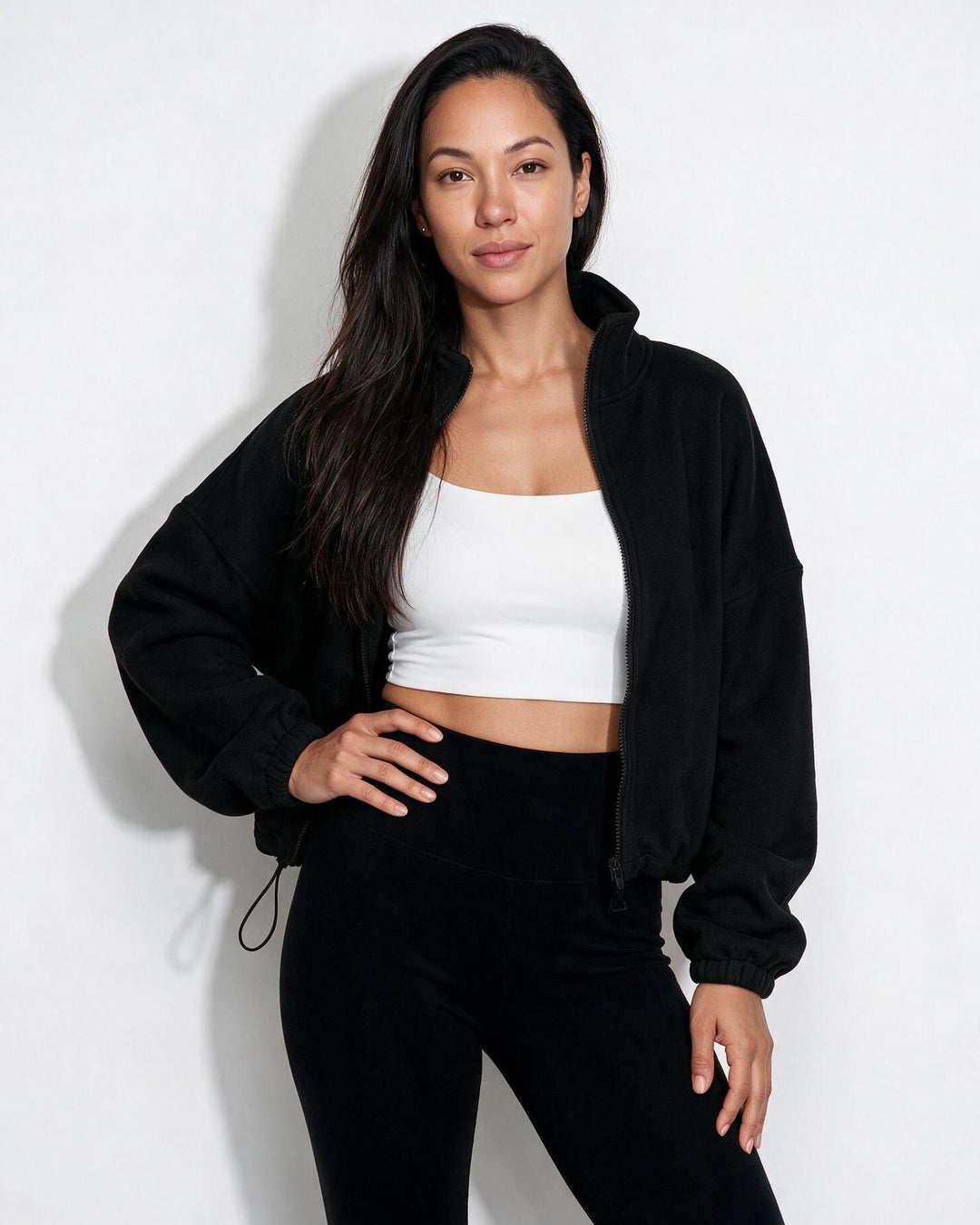 Holly High Neck Bomber Jacket
