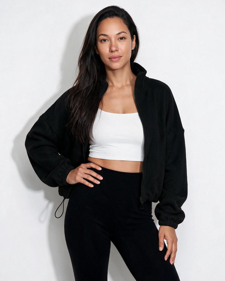 Holly High Neck Bomber Jacket