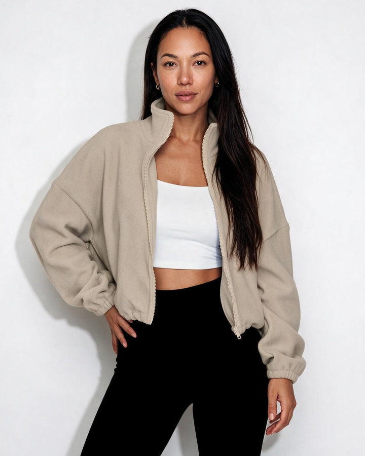 Holly High Neck Bomber Jacket