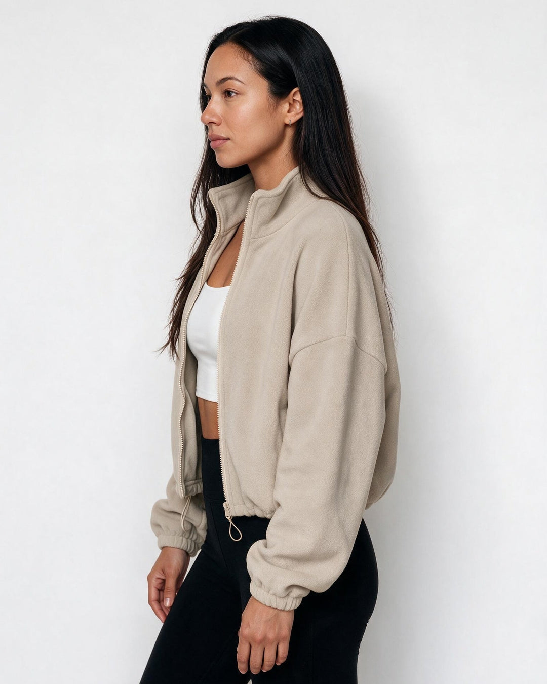 Holly High Neck Bomber Jacket