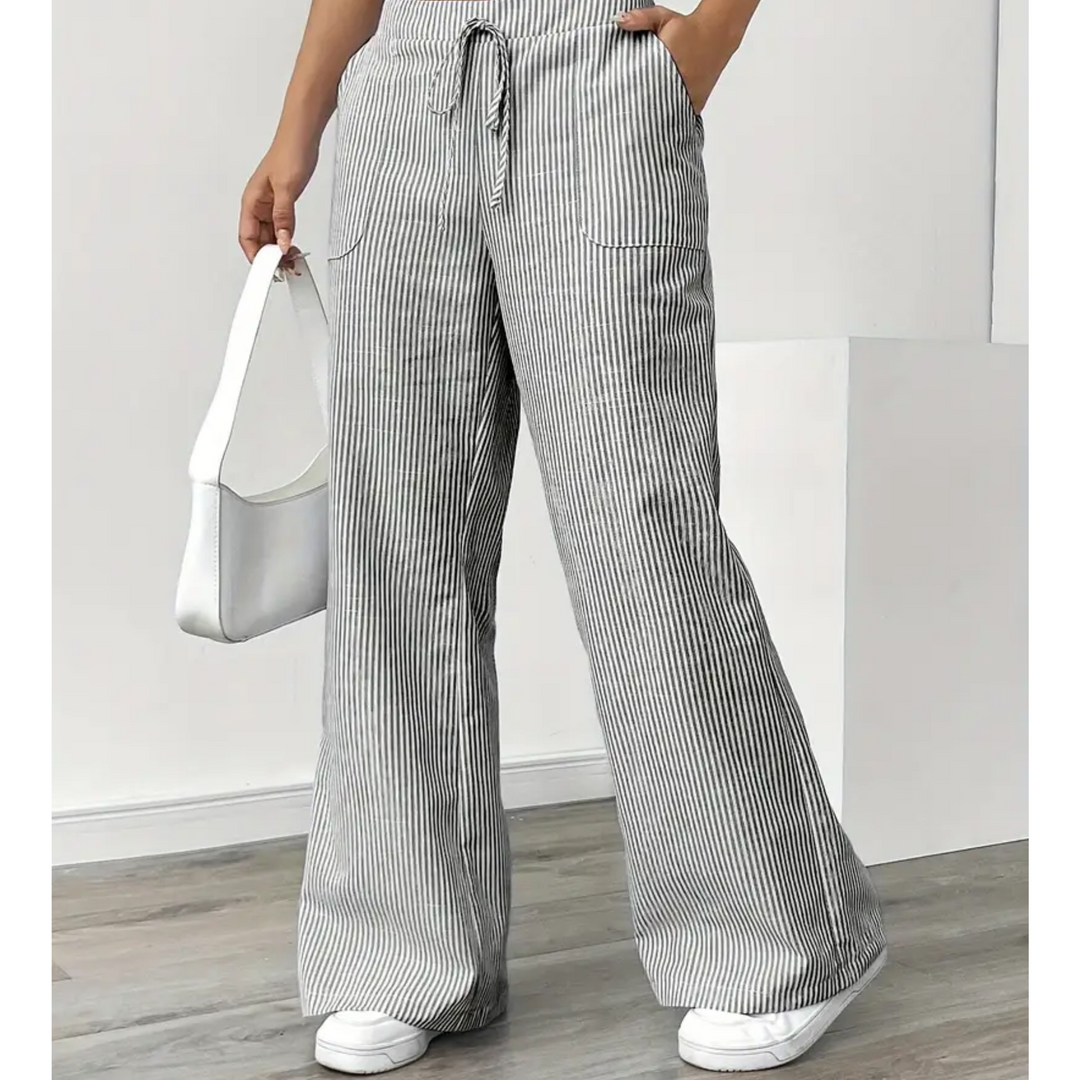 Amber Striped Wide Leg Pants