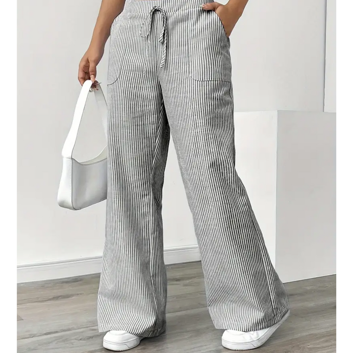 Amber Striped Wide Leg Pants