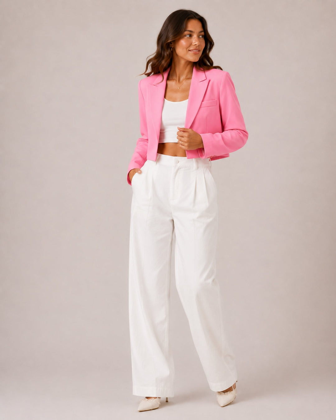 Pilar Refined Cropped Blazer