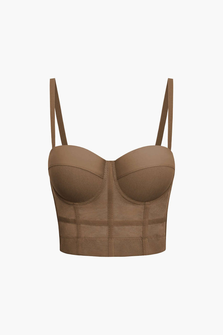 Everly Structured Bustier Crop Top