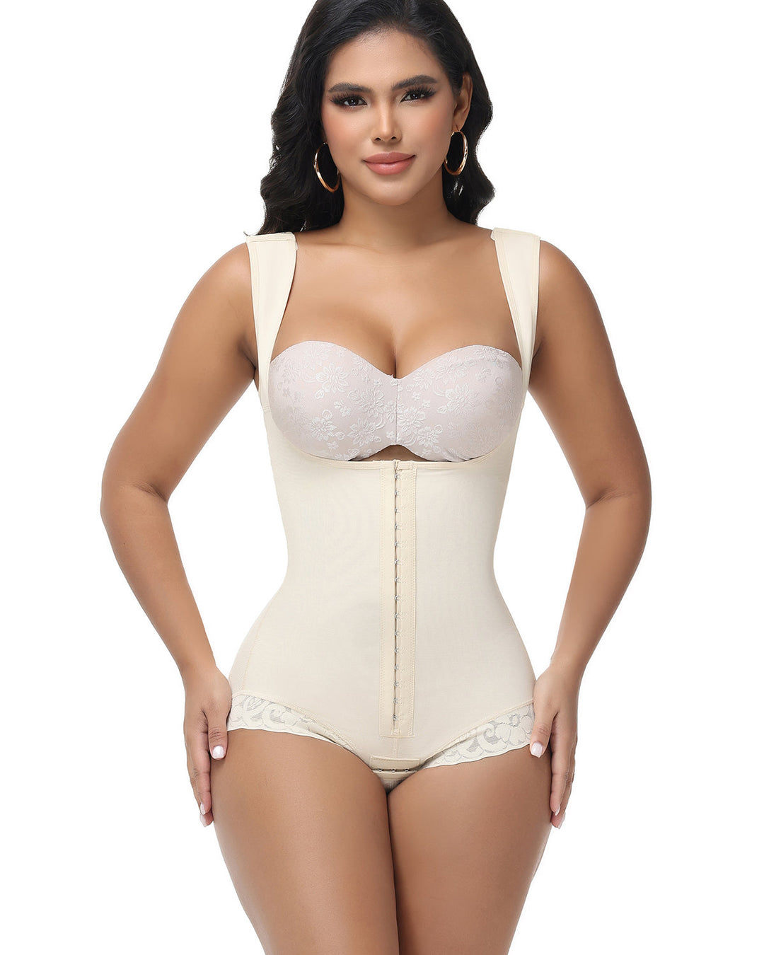 Peaches Open-Bust Contour Shapewear Bodysuit