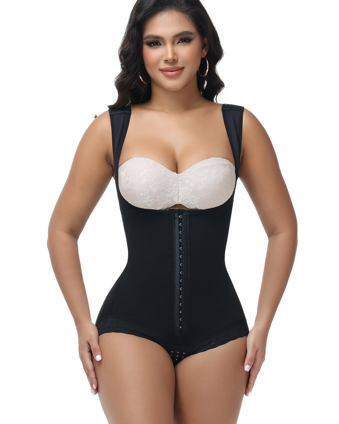 Peaches Open-Bust Contour Shapewear Bodysuit