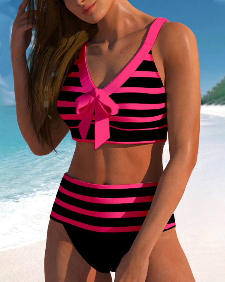 Caroline Stripe Bikini Set