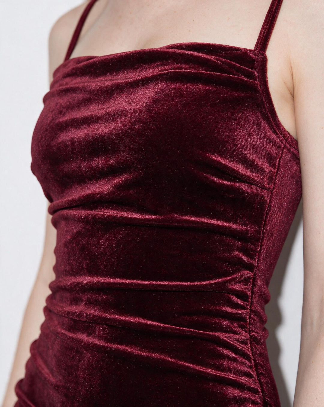 Delia Ruched Maxi Dress
