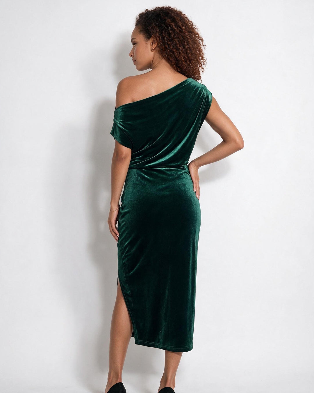 Chiara Off Shoulder Midi Dress