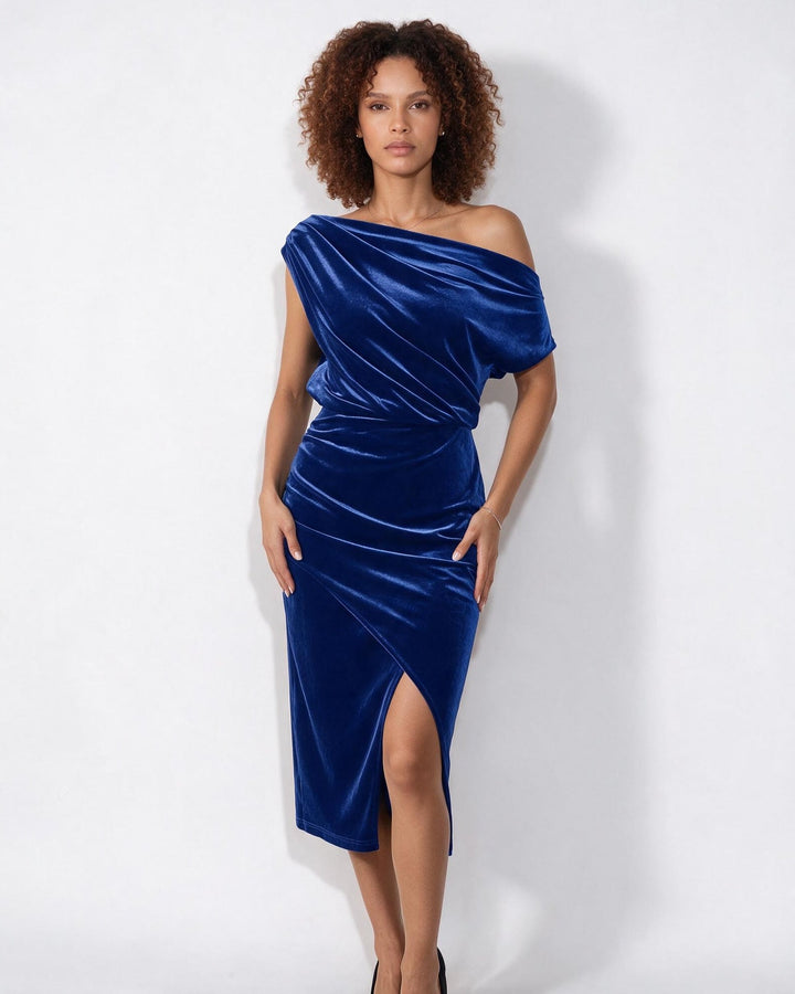 Chiara Off Shoulder Midi Dress