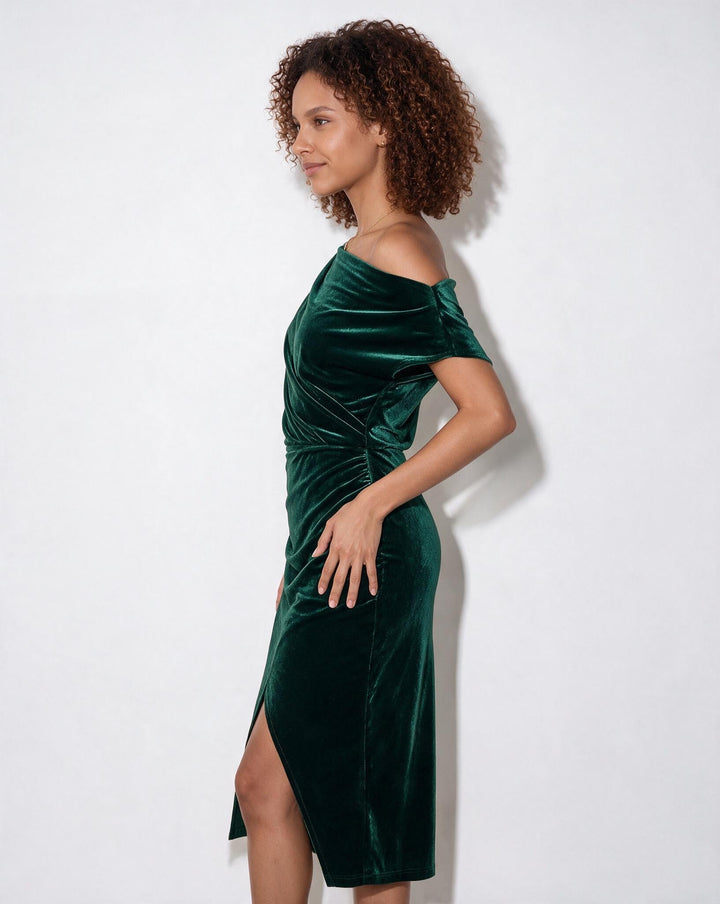 Chiara Off Shoulder Midi Dress