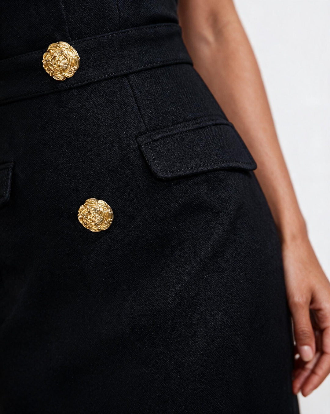 Vianne Bow Detail Tailored Midi Dress
