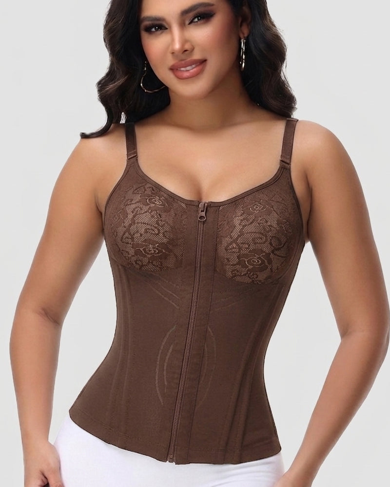 Frankie Lace Bust Waist Trainer Corset Top