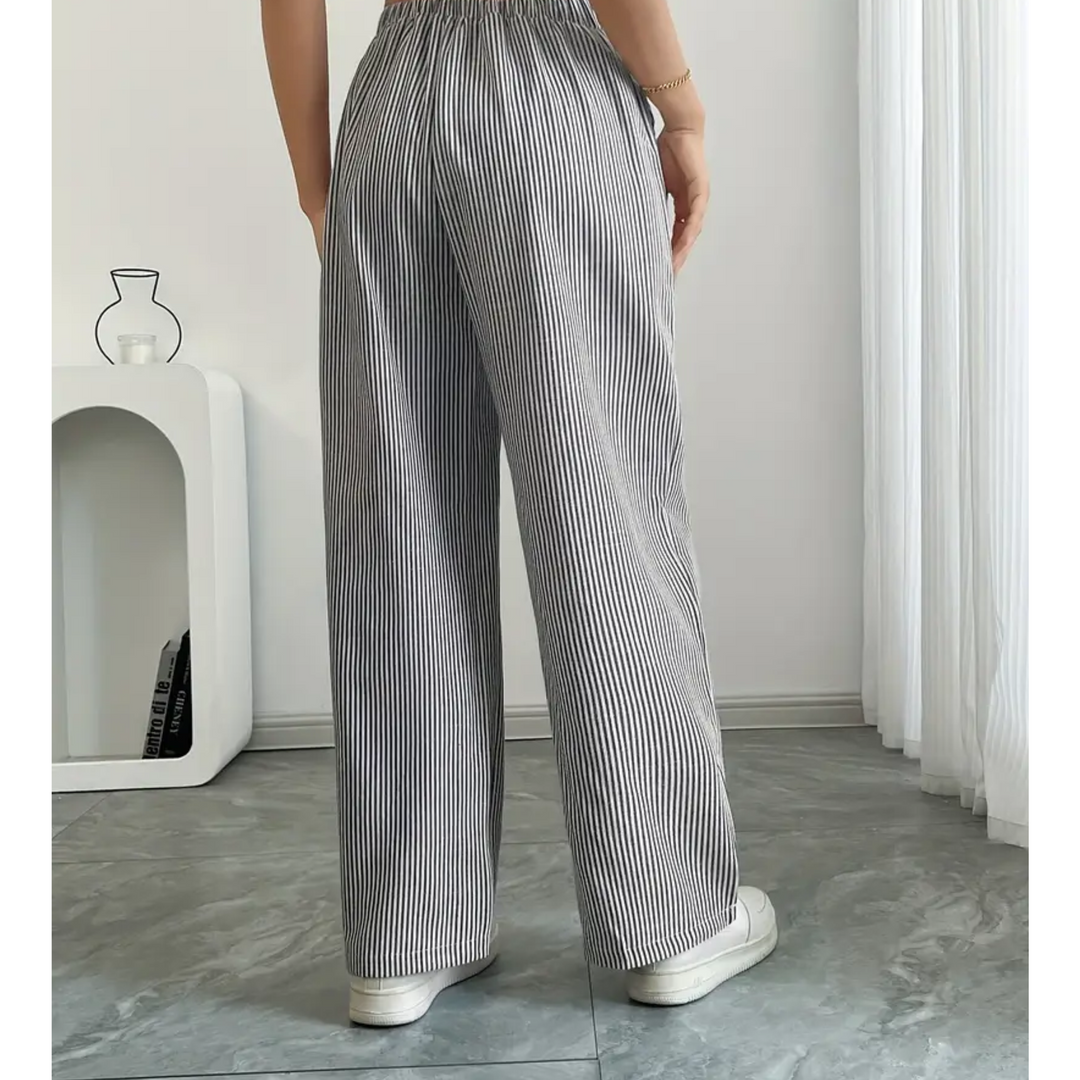 Amber Striped Wide Leg Pants