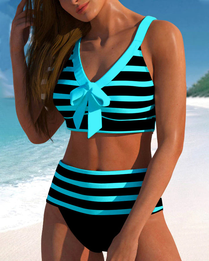 Caroline Stripe Bikini Set