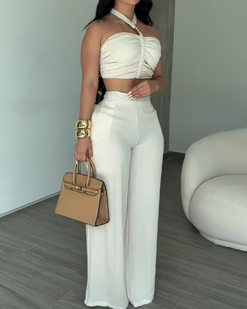 Gloria Two-Piece Wide Leg Set