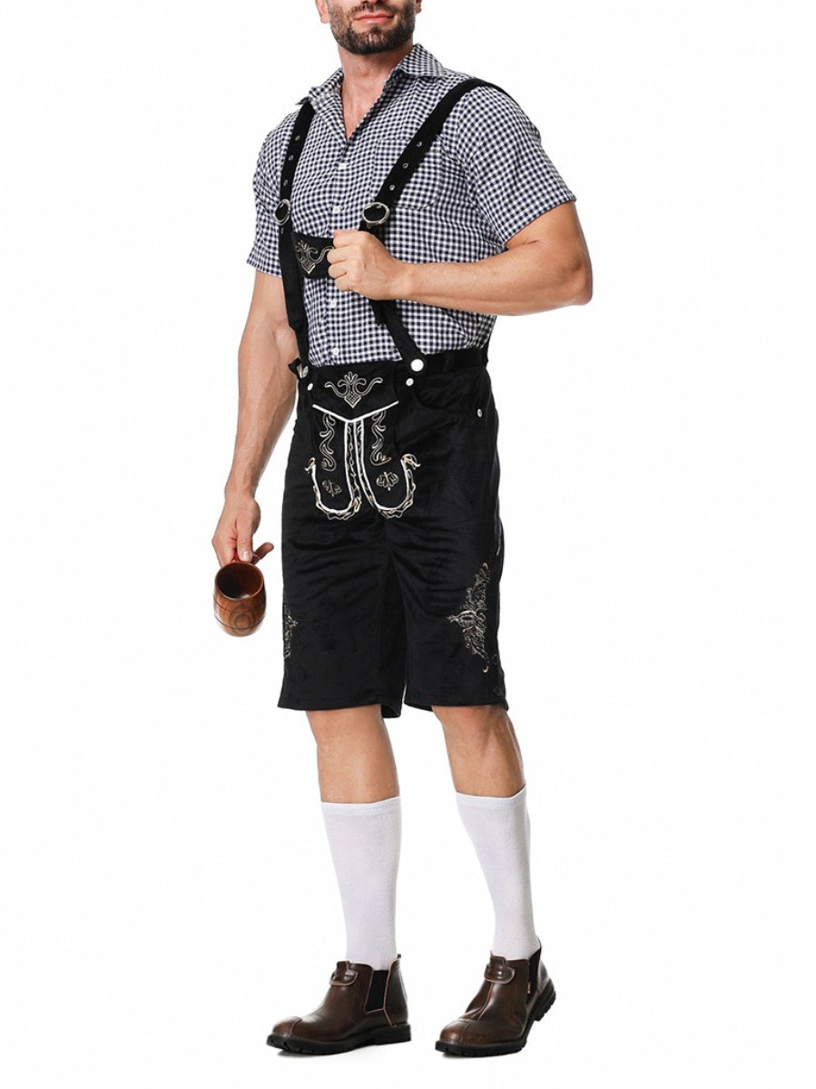 Konrad Embroidered Lederhosen Set