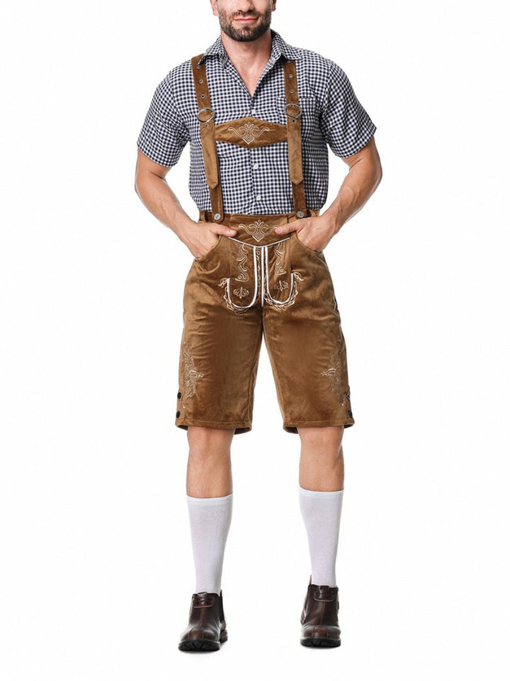 Konrad Embroidered Lederhosen Set