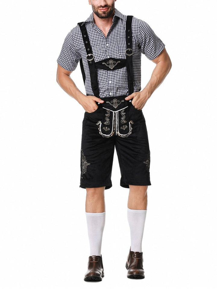 Konrad Embroidered Lederhosen Set
