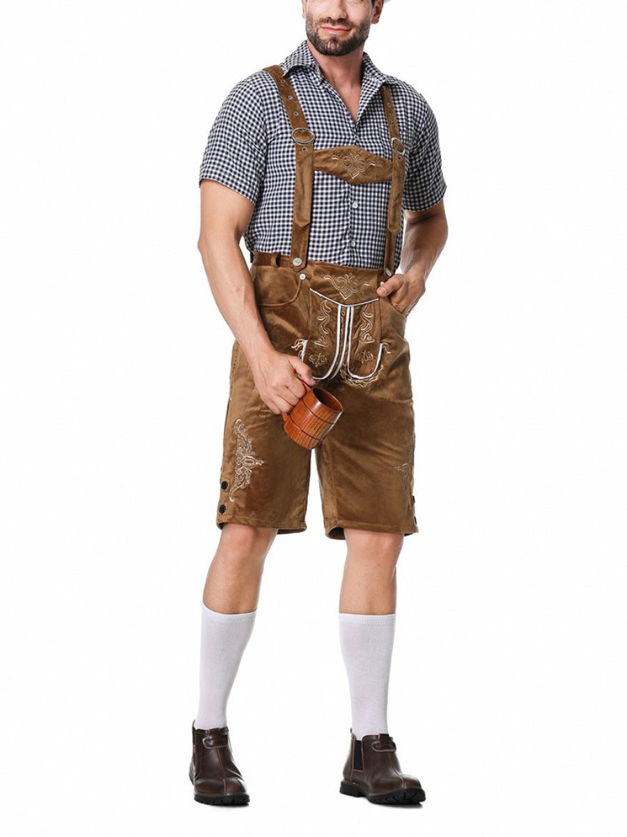Konrad Embroidered Lederhosen Set