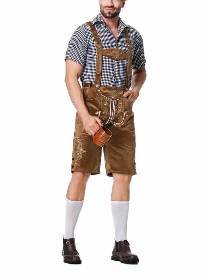 Konrad Embroidered Lederhosen Set