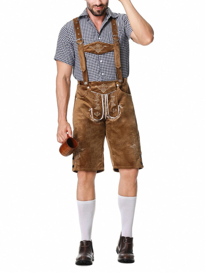 Konrad Embroidered Lederhosen Set