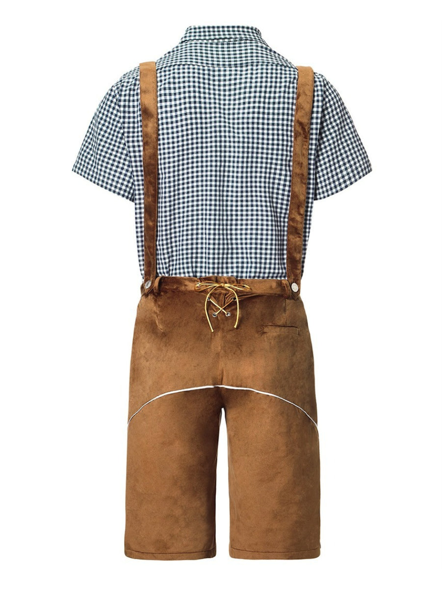 Konrad Embroidered Lederhosen Set
