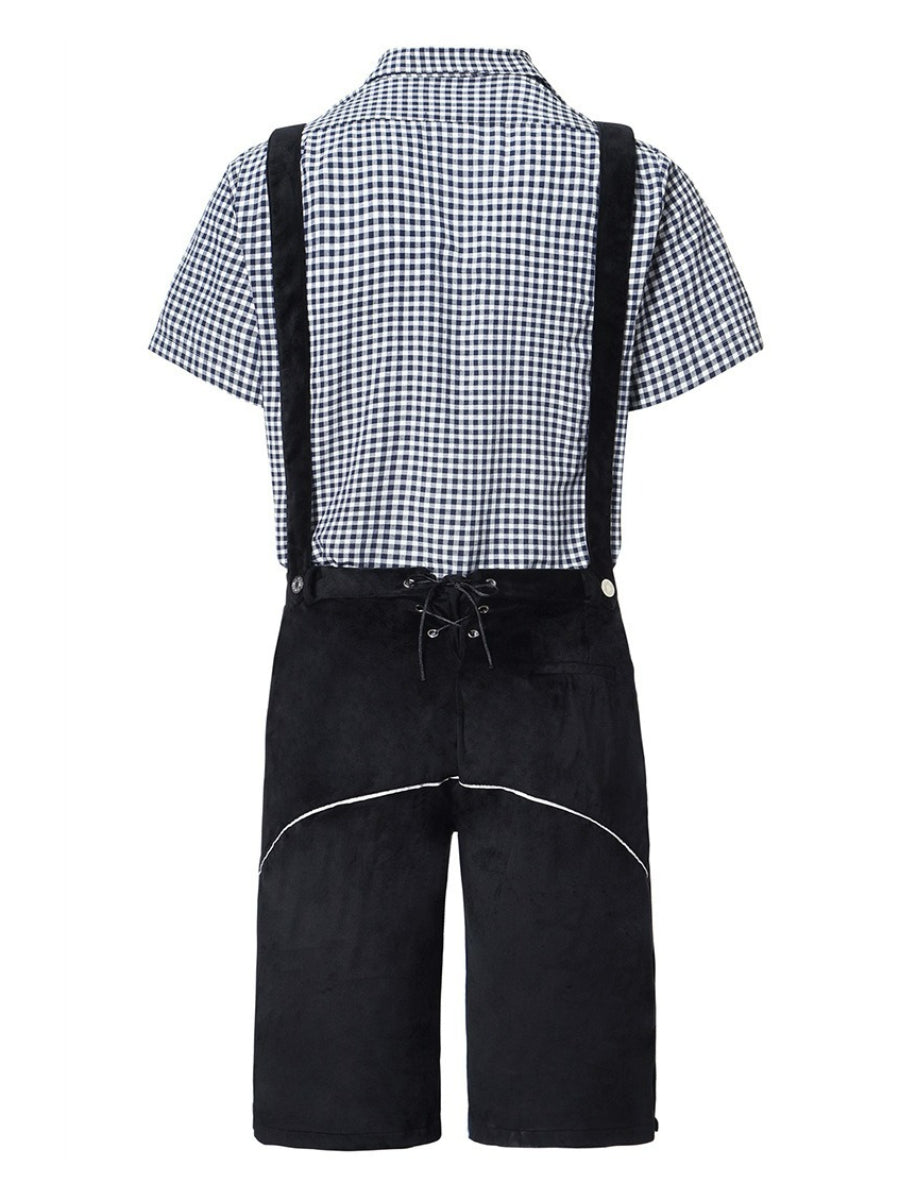 Konrad Embroidered Lederhosen Set