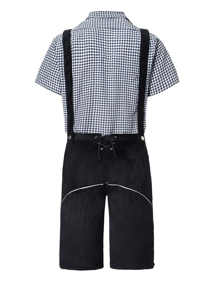 Konrad Embroidered Lederhosen Set