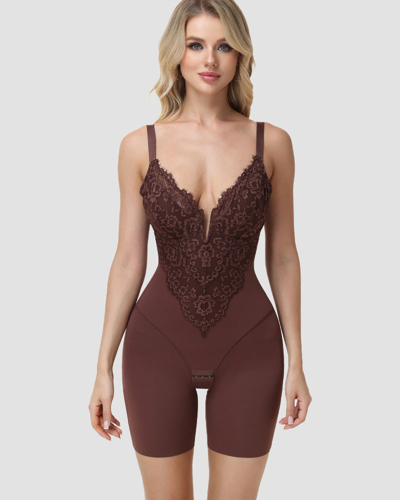 Nacy Lace Contour Shapewear Bodysuit