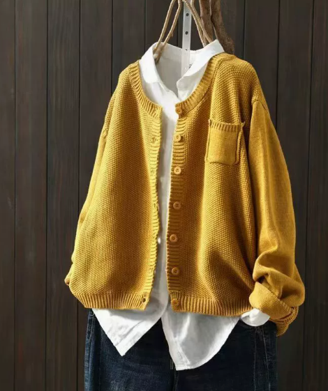 Linette Cable Bomber Cardigan