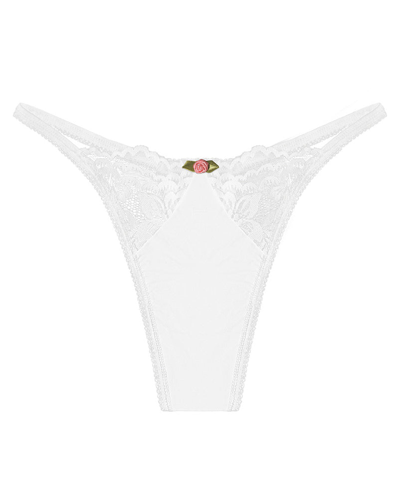Nancy Lace Thong Panty