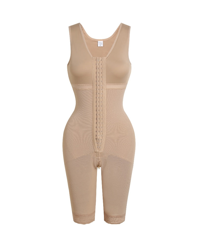 Linnea Zip Front Contour Shapewear Bodysuit